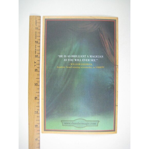 Steve Cohen Magician Chamber Magic Program Booklet Modern Conjuring - Picture 4 of 4